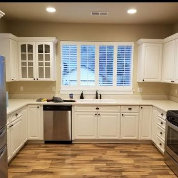 DVC Construction - Beautiful cabinets brought this kitchen up to date. - General Contractors Near Me