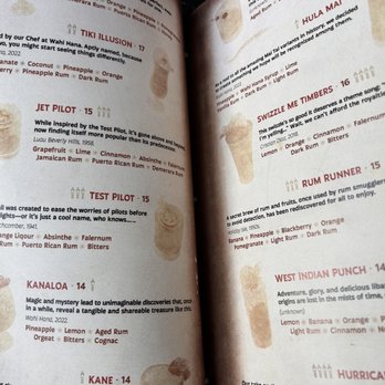 Wahi Hana - Quick peek of menu , Hula Mai drink & platter mix - Tiki Bars Near Me - Vancouver, Washington Wahi Hana - Quick peek of menu , Hula Mai drink & platter mix - Tiki Bars Near Me - Vancouver, Washington