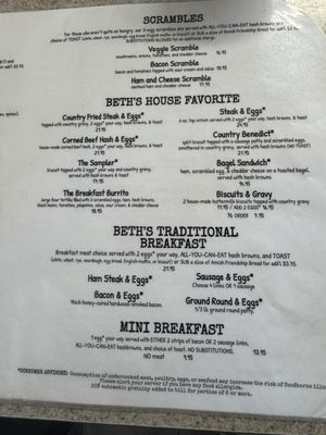 Menu photo 3 Beth's Cafe Seattle, WA