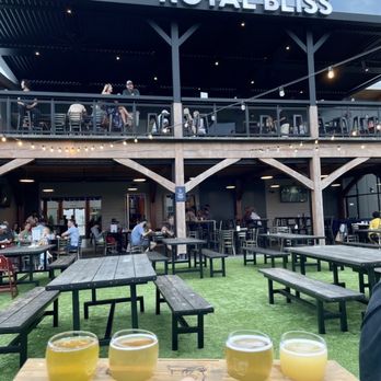 Royal Bliss Brewing - Beer flight! - Breweries Near Me - Denver, North Carolina