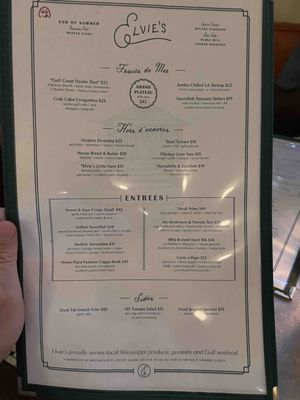Menu photo 1 Elvie’s Jackson, MS