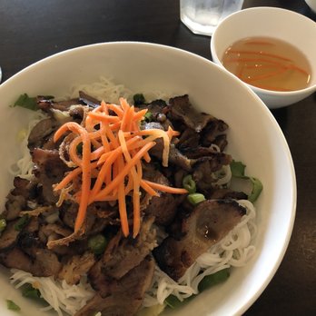 EAD Vietnamese Restaurant - Grilled pork Vermicelli dish - very good! 1.11.23 - Vietnamese Near Me - Shenandoah, Texas