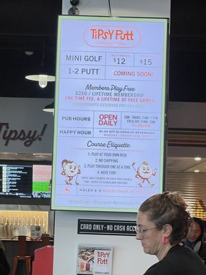 Menu photo 8 Tipsy Putt Emeryville, CA Menu photo 8 Tipsy Putt Emeryville, CA