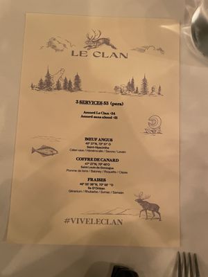 Menu photo 4 Le Clan Quebec City, QC Menu photo 4 Le Clan Quebec City, QC