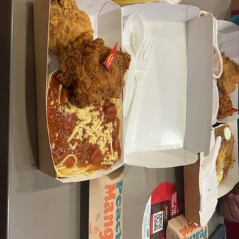 Jollibee - 2pc Chickenjoy Meal Deal, Jolly Spaghetti, Pineapple Quencher, Peach Mango Pie, Palabok Fiesta and Drink - Fast Food Near Me - Anaheim, California Jollibee - 2pc Chickenjoy Meal Deal, Jolly Spaghetti, Pineapple Quencher, Peach Mango Pie, Palabok Fiesta and Drink - Fast Food Near Me - Anaheim, California