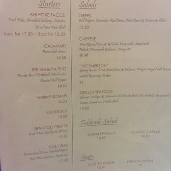 Cafe Julia - Dinner Menu 1 12/2014 - Cafes Near Me - Honolulu, Hawaii