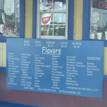 Sno Cone Shack - Updated menu. - Shaved Ice Near Me - Duncanville, Texas