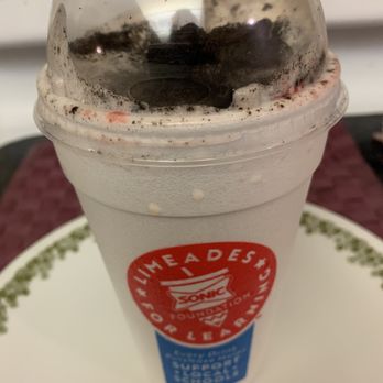 Sonic Drive-In - SONIC Blast with Oreo Cookies Pieces. - Burgers Near Me - Vista, California