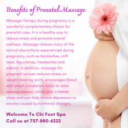 Chi Foot Spa - Benefits of Prenatal Massage
