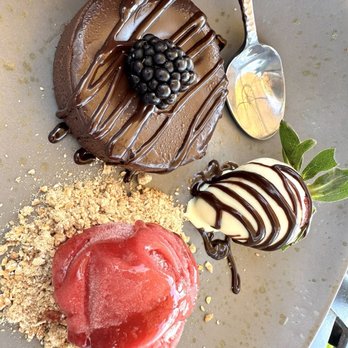 Blue Wave Bar & Grill - Dessert called " Death by Chocolate " . Its a very good Chocolate dessert - American Near Me - San Diego, California Blue Wave Bar & Grill - Dessert called " Death by Chocolate " . Its a very good Chocolate dessert - American Near Me - San Diego, California