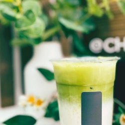 Chaji Creamery - Strawberry Matcha Latte