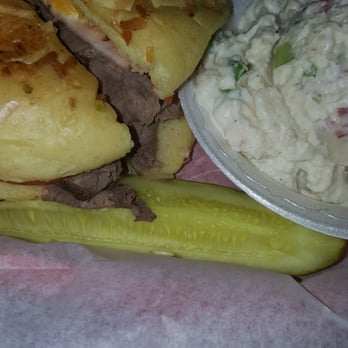 Regina's Kitchen - Joe Collins and potato salad. Let's eat! - Sandwiches Near Me - Mobile, Alabama