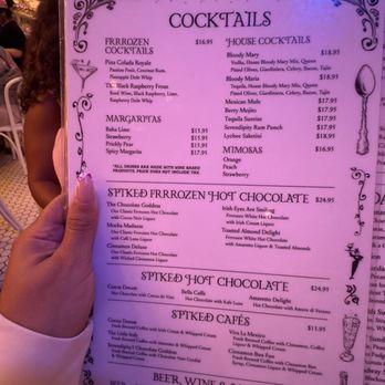 Serendipity 3 - Upper East Side - Cocktail menu - Desserts Near Me - New York, New York