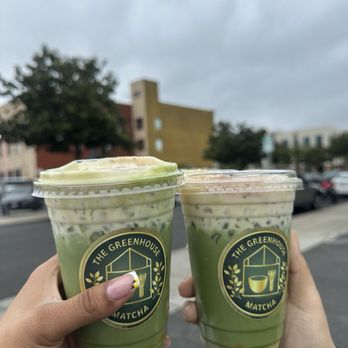 The Greenhouse Matcha - 10s across the board! Cookie butter iced matcha w salted caramel cream cold foam!!!! SOOOOOOO GOOD - Coffee & Tea Near Me - Ontario, California The Greenhouse Matcha - 10s across the board! Cookie butter iced matcha w salted caramel cream cold foam!!!! SOOOOOOO GOOD - Coffee & Tea Near Me - Ontario, California