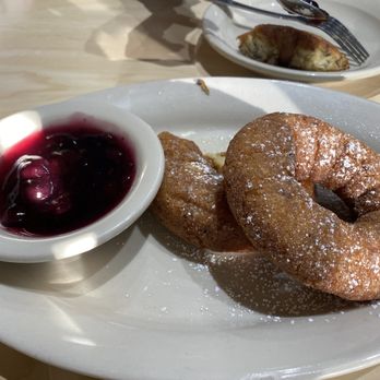 The Toasted Yolk Cafe - Blueberry cake donuts - Breakfast & Brunch Near Me - New Caney, Texas