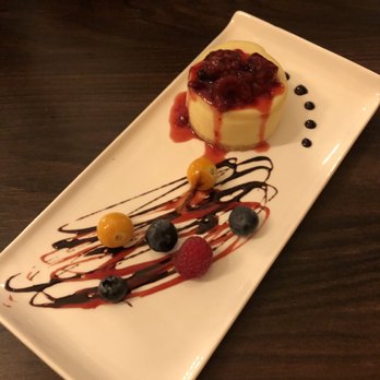 JC Bruno Restaurant - Perfectly made NY Cheesecake with berry compote - rich and creamy and enough for two (or three) - New American Near Me - San Bruno, California JC Bruno Restaurant - Perfectly made NY Cheesecake with berry compote - rich and creamy and enough for two (or three) - New American Near Me - San Bruno, California