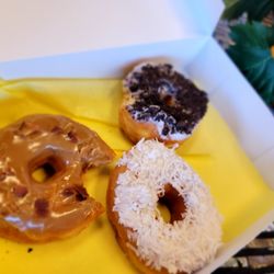 Lonestar Donuts - Coconut, maple bacon, and Oreo Donuts!