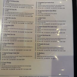 Nice beer list