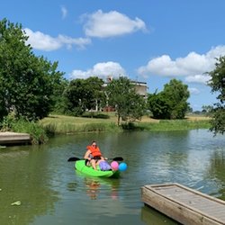 Clear Creek Kayaks - Rick put balloons on my kayak for my birthday celebration!