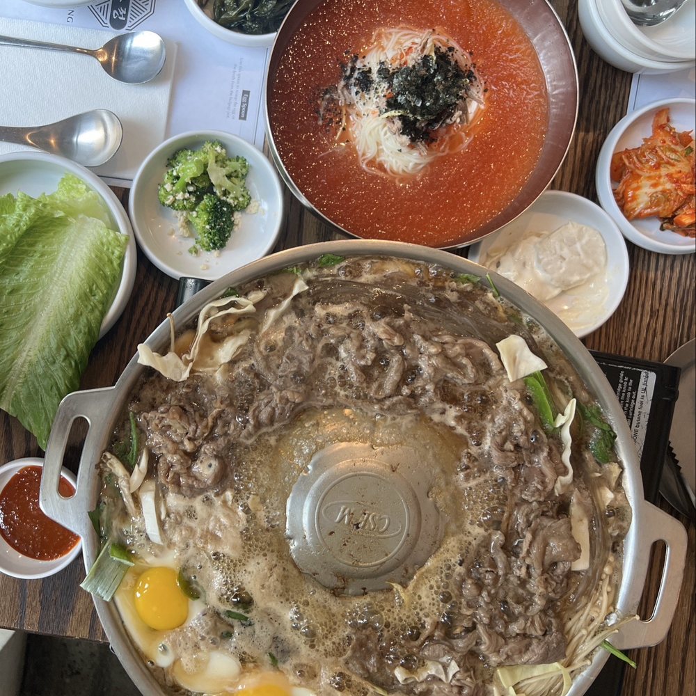 Sam Woo Jung - Bulgogi and kimchi cold noodles - Korean Near Me - New York, New York Sam Woo Jung - Bulgogi and kimchi cold noodles - Korean Near Me - New York, New York