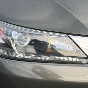 GlowPro Headlight Restoration - Passenger Side After - Auto Detailing Near Me GlowPro Headlight Restoration - Passenger Side After - Auto Detailing Near Me