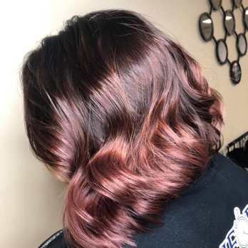 Bladz & Rayz - Brown/burgundy ombre - Hair Salons Near Me - Havelock, North Carolina