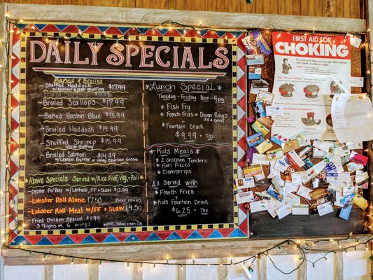 Menu photo 1 Anker's Fish House Schenectady, NY