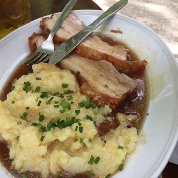 Augustiner-Keller - Ham and potato salad - Bavarian Near Me - Munich, BY