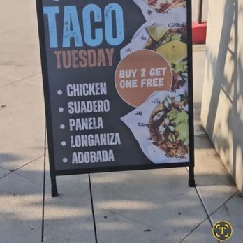 Carbon Taqueria - Sidewalk sign - Tacos Near Me - Azusa, California Carbon Taqueria - Sidewalk sign - Tacos Near Me - Azusa, California