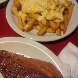 El Paso - Parte de la parrilla con papas