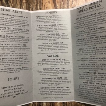 Salty Bread Pizza Cafe - Menu - Pizza Near Me - Irondequoit, New York