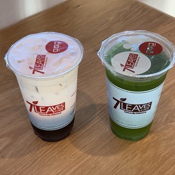7 Leaves Cafe - Thai Tea and Japanese Matcha Tea - Coffee & Tea Near Me - La Mirada, California