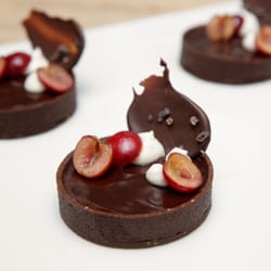 Black Pearl Tarts - Chocolate covered cherry tart