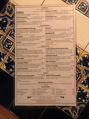 Menu photo 7 Don Jose's Restaurant Castro Valley, CA