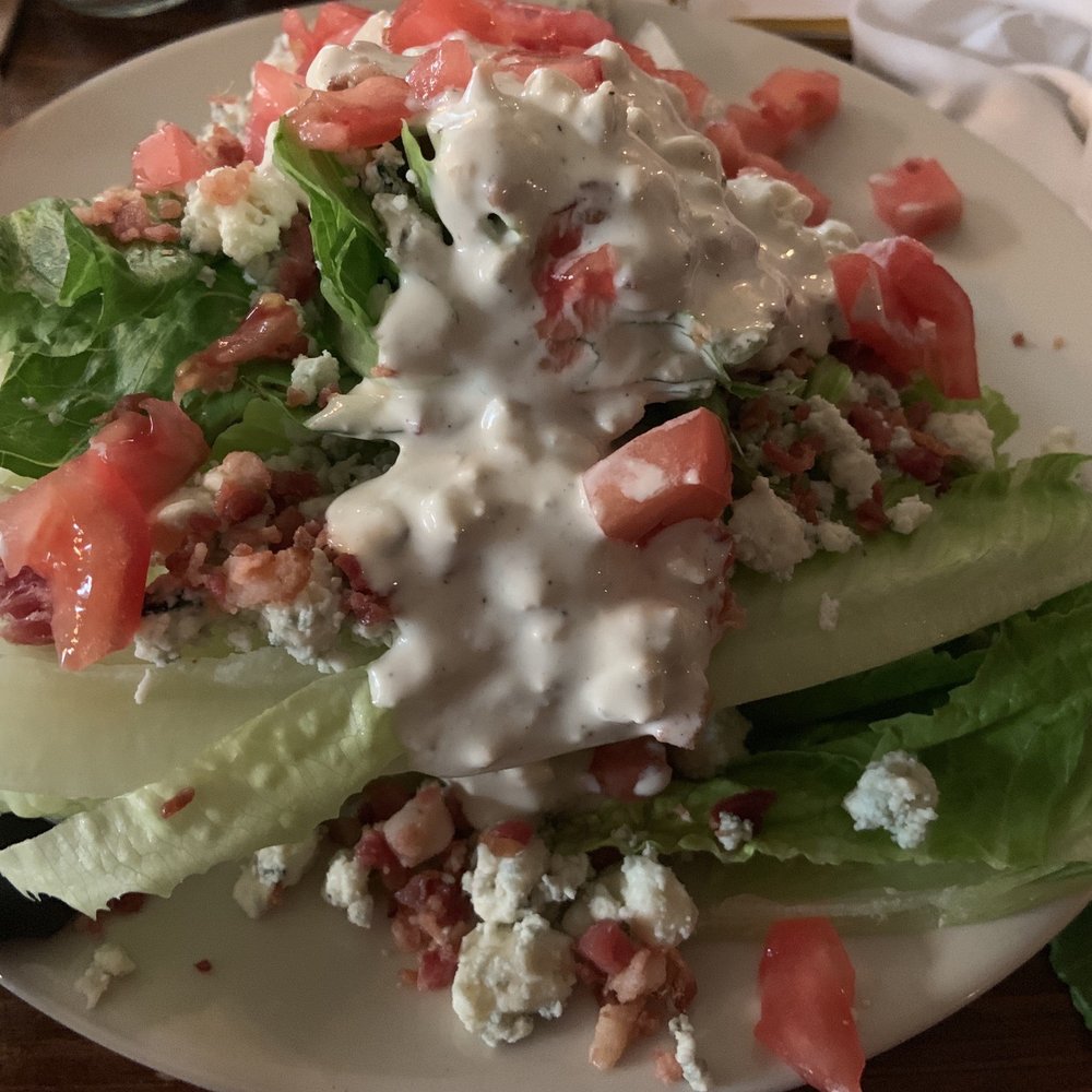 The '6 House Pub - Wedge Salad for $8. Can feed 4pp - American Near Me - Williamstown, Massachusetts