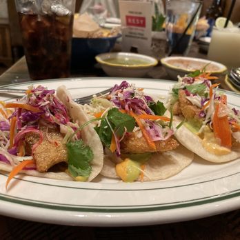Muchacho - Cornmeal Dusted Redfish Tacos! - Mexican Near Me - Dallas, Texas