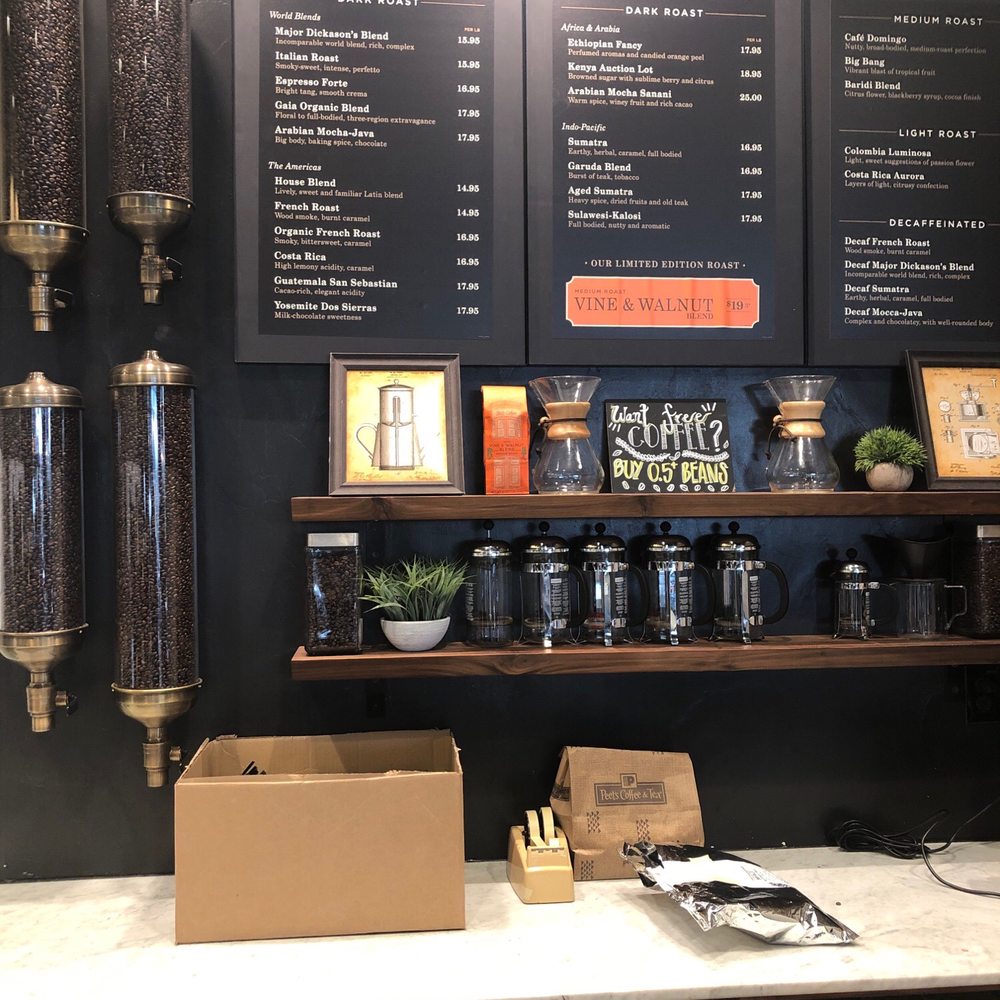 Peet's Coffee - Roasted by hand menu. - Coffee & Tea Near Me - Porter Ranch, California Peet's Coffee - Roasted by hand menu. - Coffee & Tea Near Me - Porter Ranch, California