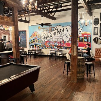 Bar Nola - a pool table in the middle of the room - Bars Near Me - Winston-Salem, North Carolina Bar Nola - a pool table in the middle of the room - Bars Near Me - Winston-Salem, North Carolina