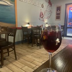 El Bodegon - Sangria...offered in both an alcohol and NA version.
