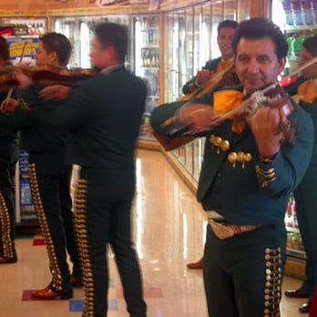 Los Altos Ranch Market - Mariachis! Because every grocery shopping experience needs mariachis! These guys were playing over by the cervesas y Gatorades. - Mexican Near Me - Phoenix, Arizona