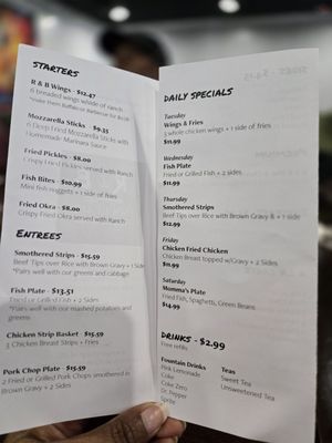 Menu photo 1 R & B Soul Cafe Lake Jackson, TX