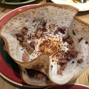 Hotal Colombo - Egg and bacon hopper - Sri Lankan Near Me - Hong Kong, HK