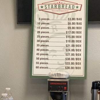 Starbread - Price list - Bakeries Near Me - Brentwood, California