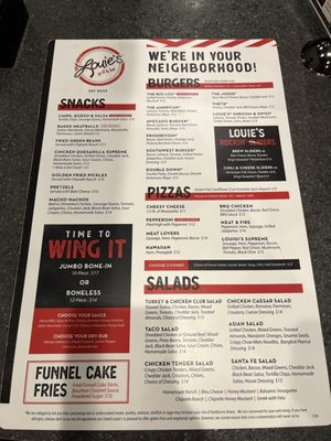 Menu photo 2 Louie's Grill and Bar Jenks, OK Menu photo 2 Louie's Grill and Bar Jenks, OK