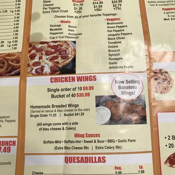 Good Guys Pizza - Menu as of 12/31/2016 - Pizza Near Me - Rochester, New York Good Guys Pizza - Menu as of 12/31/2016 - Pizza Near Me - Rochester, New York