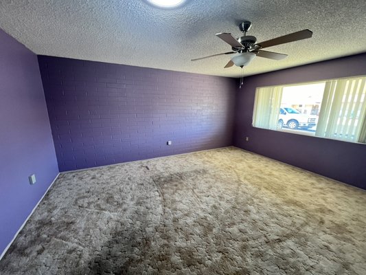 House paint - Repainted part of the house purple to add color  House paint - Repainted part of the house purple to add color 
