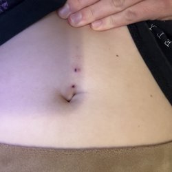 Tecumseh Tattoo - After I took the piercing out.