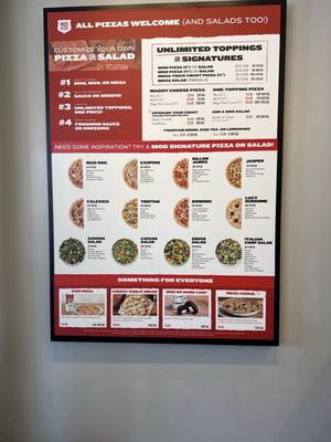 Menu photo 1 MOD Pizza Alameda, CA Menu photo 1 MOD Pizza Alameda, CA