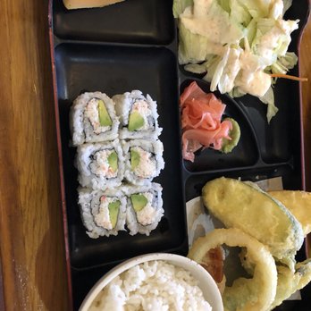 Bay Sushi - California Roll and vegetable tempura bento box - Sushi Bars Near Me - Sunnyvale, California Bay Sushi - California Roll and vegetable tempura bento box - Sushi Bars Near Me - Sunnyvale, California
