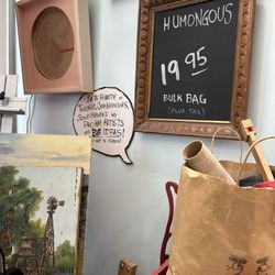 Tinkertopia - Alt. Art Supply + Creative Reuse Center - This sign should say PRICELESS